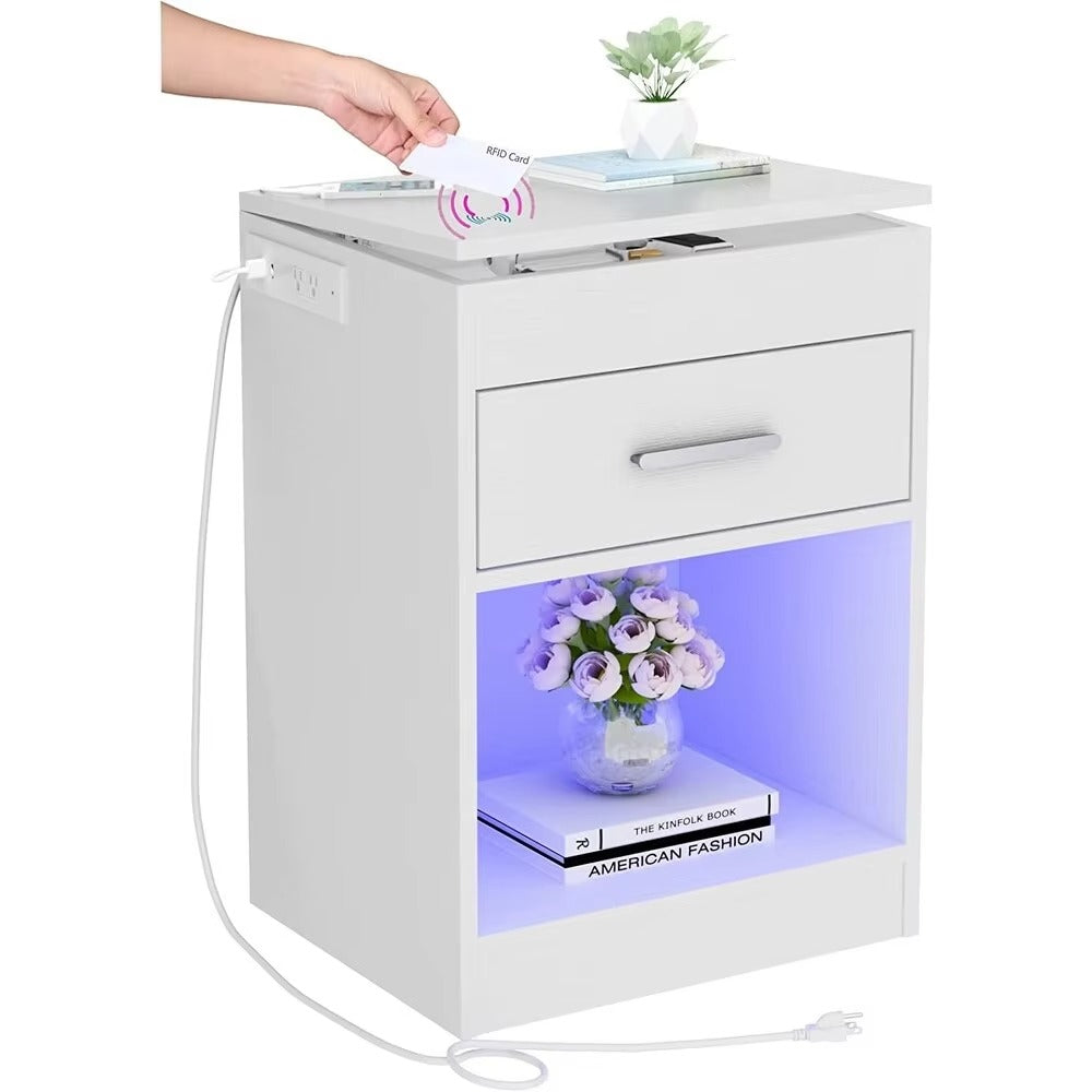 LE CLASSIQUE™ – Table de chevet à 1 tiroir sécurisé